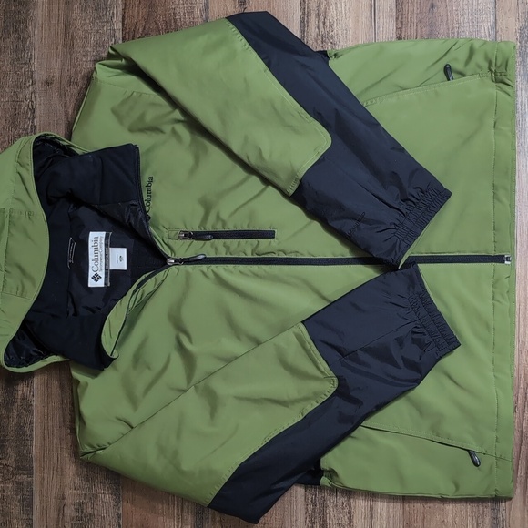 Columbia Ascender Soft Shell Hooded Coat Size XXL in Moss Green WM6336 - Picture 1 of 16